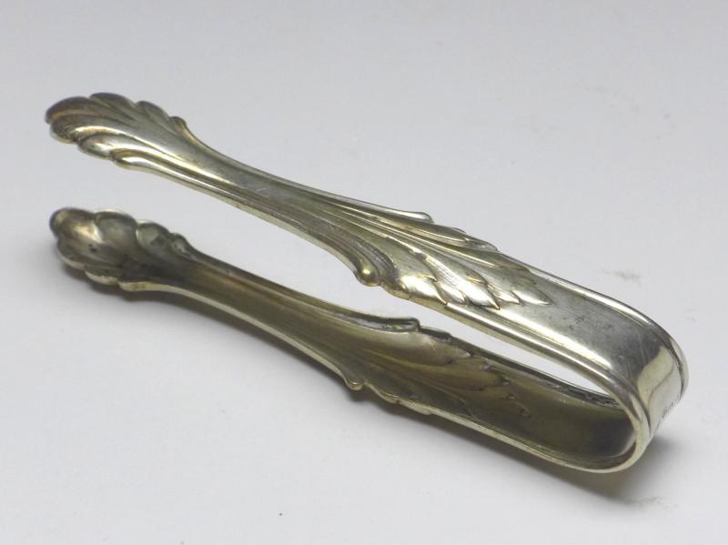 Zuckerzange, 835er Silber, L: 9,5 cm,  20 g