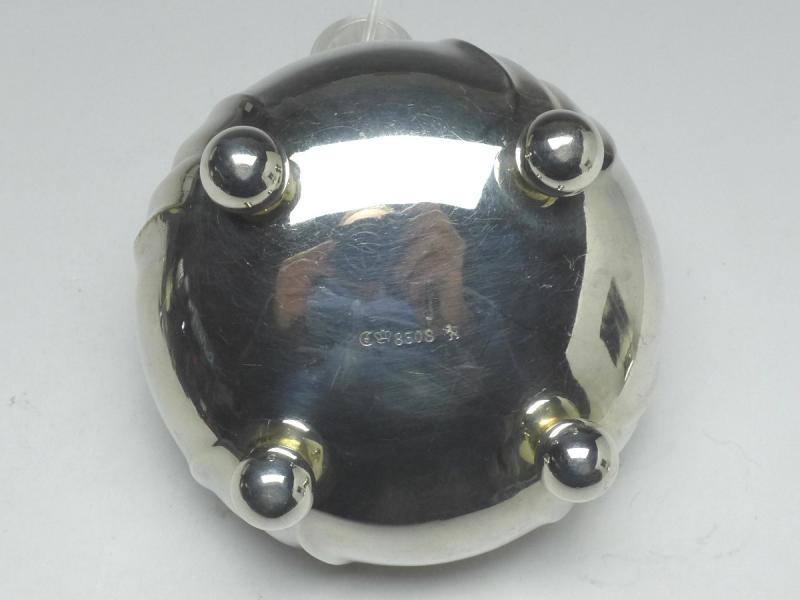 Zuckerschale, Gebr. Deyhle, Schwäbisch Gmünd, 830er Silber, D: 9 cm, 85 g