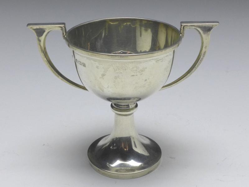 kleine Pokalschale, Martin Hall, Birmingham, 1927, 925er Sterling Silber, H: 8,5 cm, 53 g
