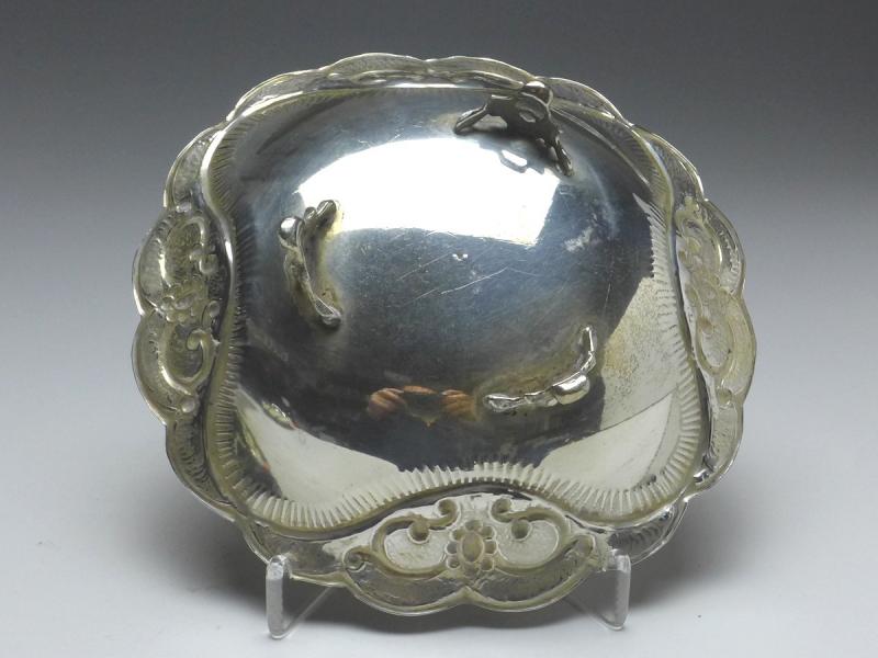Gebäckschale, Konfektschale, 925er Sterling Silber, D: 15,5 cm, 127 g