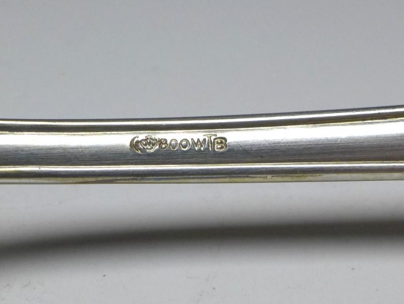 Salatbesteck, 2-teilig, WTB, Wilhelm Binder, Schwäbisch Gmünd, 800 Silber, L: 21,5 cm, 137 g