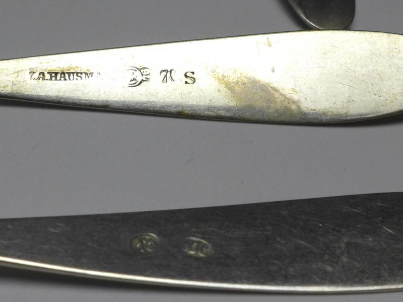 5x Löffel, Teelöffel, Kaffeelöffel, 13 Lot | 821,5er Silber, L: 15 cm