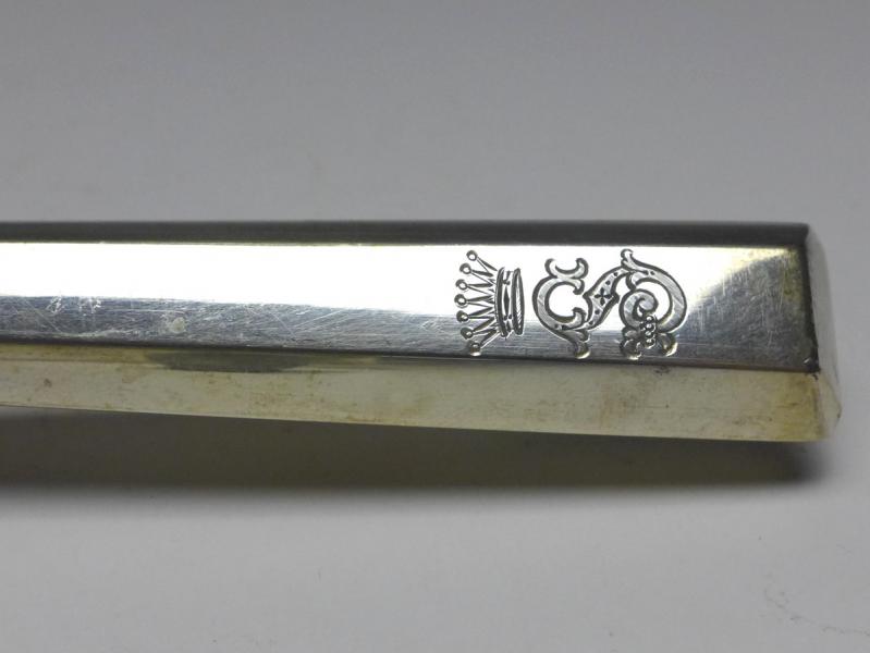 Besteck für 6 Personen, 12-teilig, Kirsch, Dresden, 800er Silber, 6x Gabel, 6x Messer