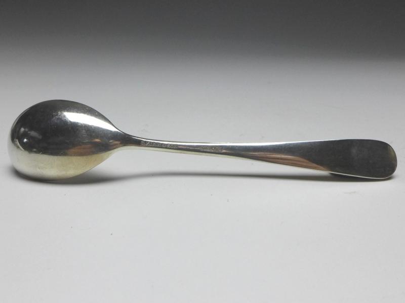 Löffel, Teelöffel, Kaffeelöffel, Dekor Repoussé, Griff 925er Sterling Silber, S. Kirk & Son, USA, L: 13,6 cm