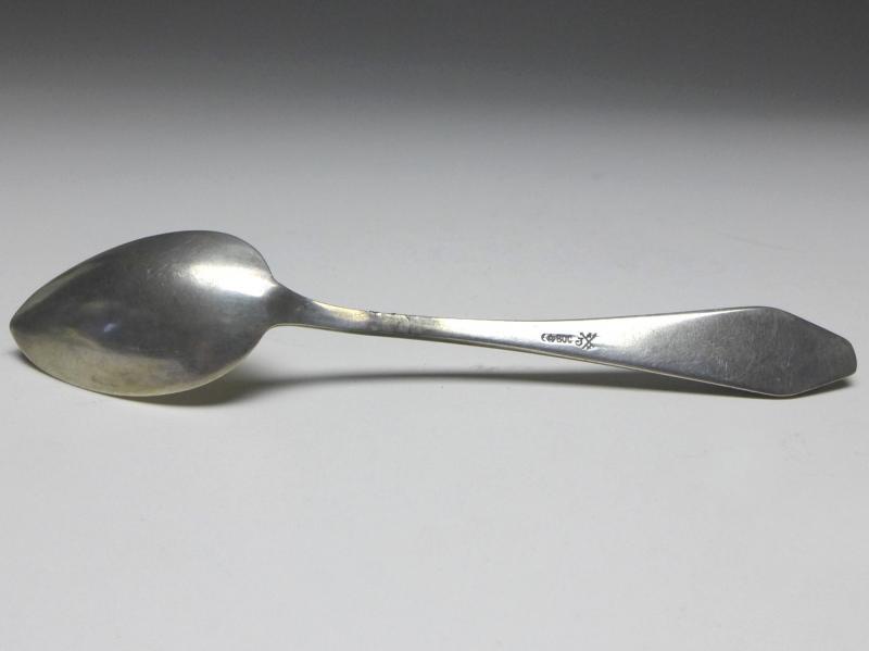 6x Löffel, Teelöffel, Kaffeelöffel, 800er Silber, L: 13 cm