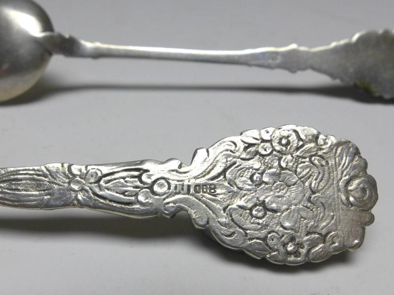 2x Mokkalöffel, 800er Silber, Berlin Bär, L: 10,5 cm