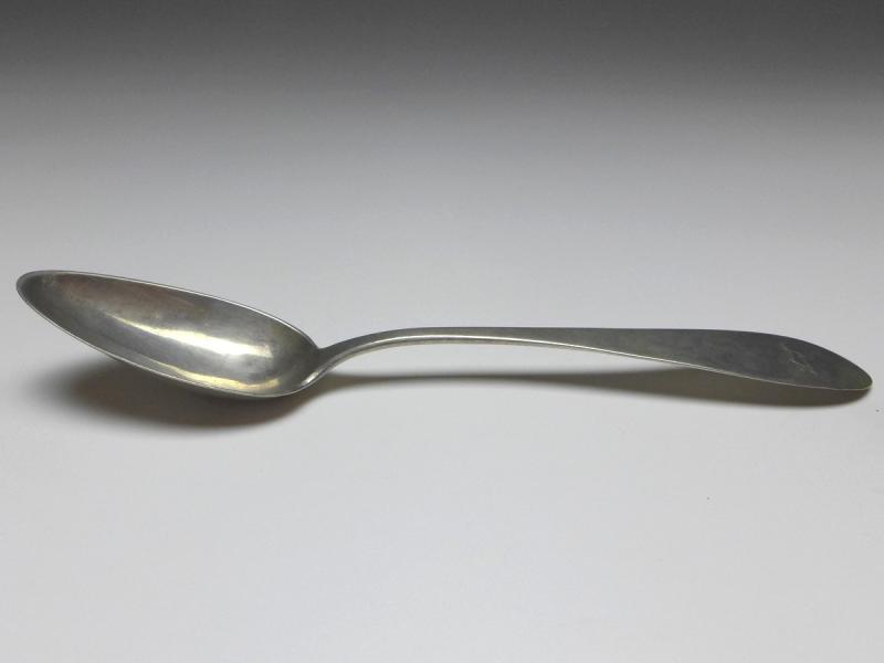 1x Suppenlöffel, Löffel, 19. Jh., Silber, Proll, L: 22,7 cm