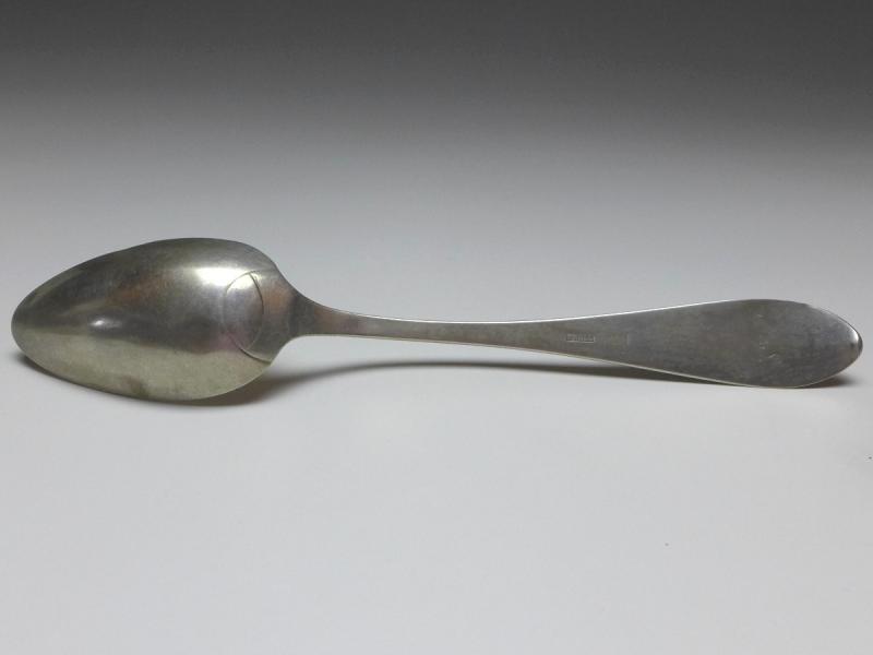1x Suppenlöffel, Löffel, 19. Jh., Silber, Proll, L: 22,7 cm