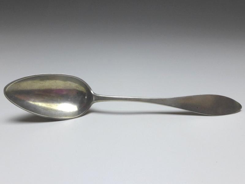 1x Suppenlöffel, Löffel, 19. Jh., 13 Lot | 812,5er Silber, Tempel, L: 22 cm