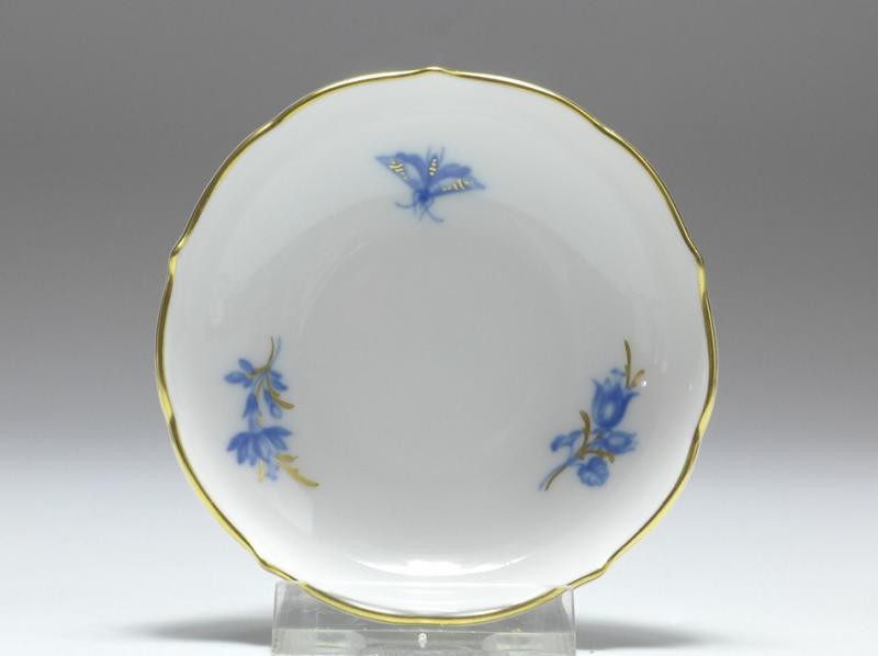 Meissen Anbietschale Schale  Aquatinta Schälchen Blaue Blume Geschenk 19 cm 