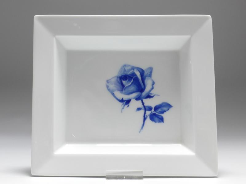 Vide-poche, Meissen, Aquatinta Rose, 21 x 19 cm