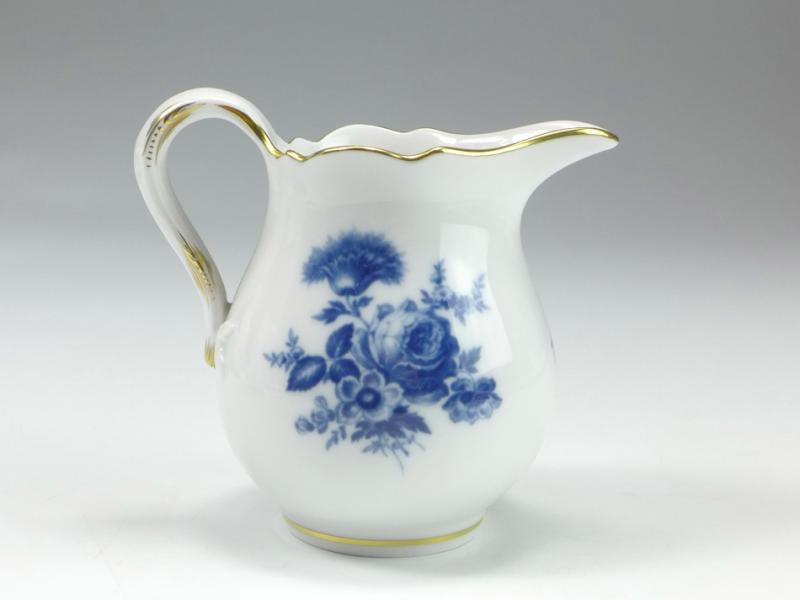 Gießer, Meissen, Bukett mit Rose, Aquatinta schieferblau, V: 0,12 l.