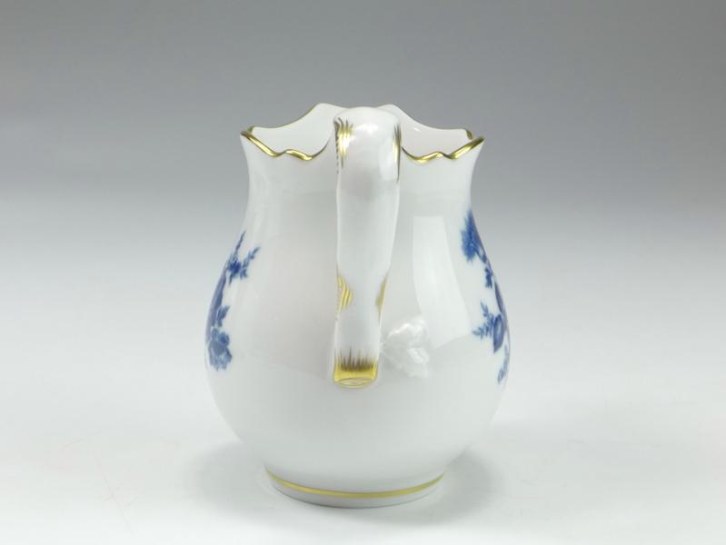 Gießer, Meissen, Bukett mit Rose, Aquatinta schieferblau, V: 0,12 l.