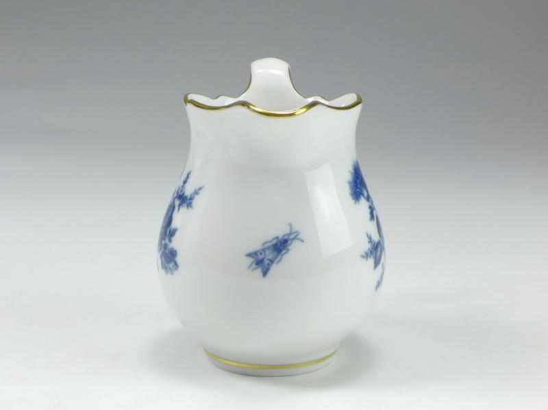 Gießer, Meissen, Bukett mit Rose, Aquatinta schieferblau, V: 0,12 l.