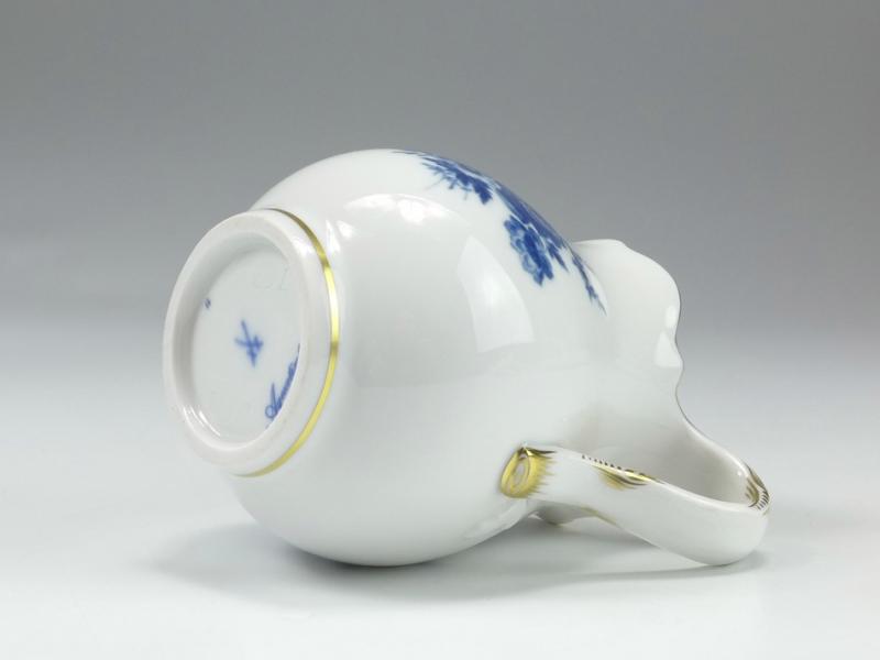 Gießer, Meissen, Bukett mit Rose, Aquatinta schieferblau, V: 0,12 l.