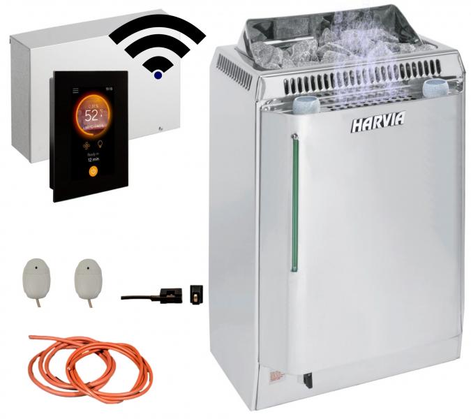 Dampfofen Sauna mit Harvia Fenix Wifi