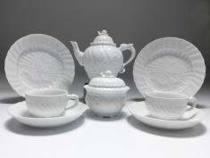 Tee-Set, Meissen, Form Schwanendessin