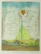 Carcan, René: Radierung La Boutamiere du ciel, 1982
