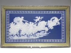 Phanolithplatte Aurora 1978, Göttin der Morgenröte, Villeroy & Boch, V&B, 59 x 35,5 cm