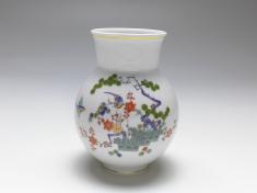 Vase, Meissen, 20. Jh., Indisches Astmuster, H: 12,5 cm
