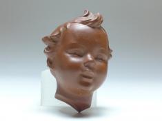 Wandmaske Kinderkopf, Goebel, 1957, Terracotta, FX 206/A