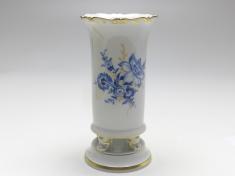 Vase, Meissen, Aquatintadekor mit Gold, H: 14,5 cm