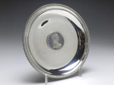 runde Schale, Konfektschale, Münzschale, Wilkens, Bremen, 835er Silber, D: 15 cm, 152 g