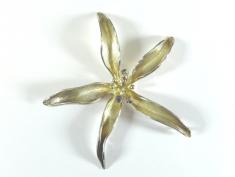 Anhänger Blüte, Blütenform, 925er Silber, L: 6,5 cm