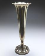 große Vase, Gottlob Kurz, Schwäbisch Gmünd, ~1900, 925er Sterling Silber, H: 32 cm, 501 g
