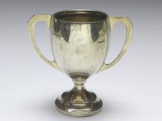 kleine Pokalvase, S&P, Birmingham, 1927, 925er Sterling Silber, H: 8 cm, 46 g