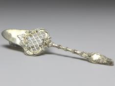 Tortenheber, mit Durchbruch, 800er Silber, L: 19 cm, 31 g