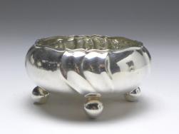 Zuckerschale, Gebr. Deyhle, Schwäbisch Gmünd, 830er Silber, D: 9 cm, 85 g