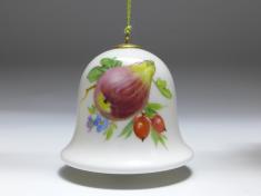 Meissen Glocke, Fruchtmalerei Feige, 1. Wahl, H: 5 cm