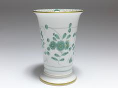 Vase, Meissen, Indisch grün reich