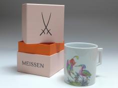 Kaffeebecher, Meissen, Motiv Fancy Birds